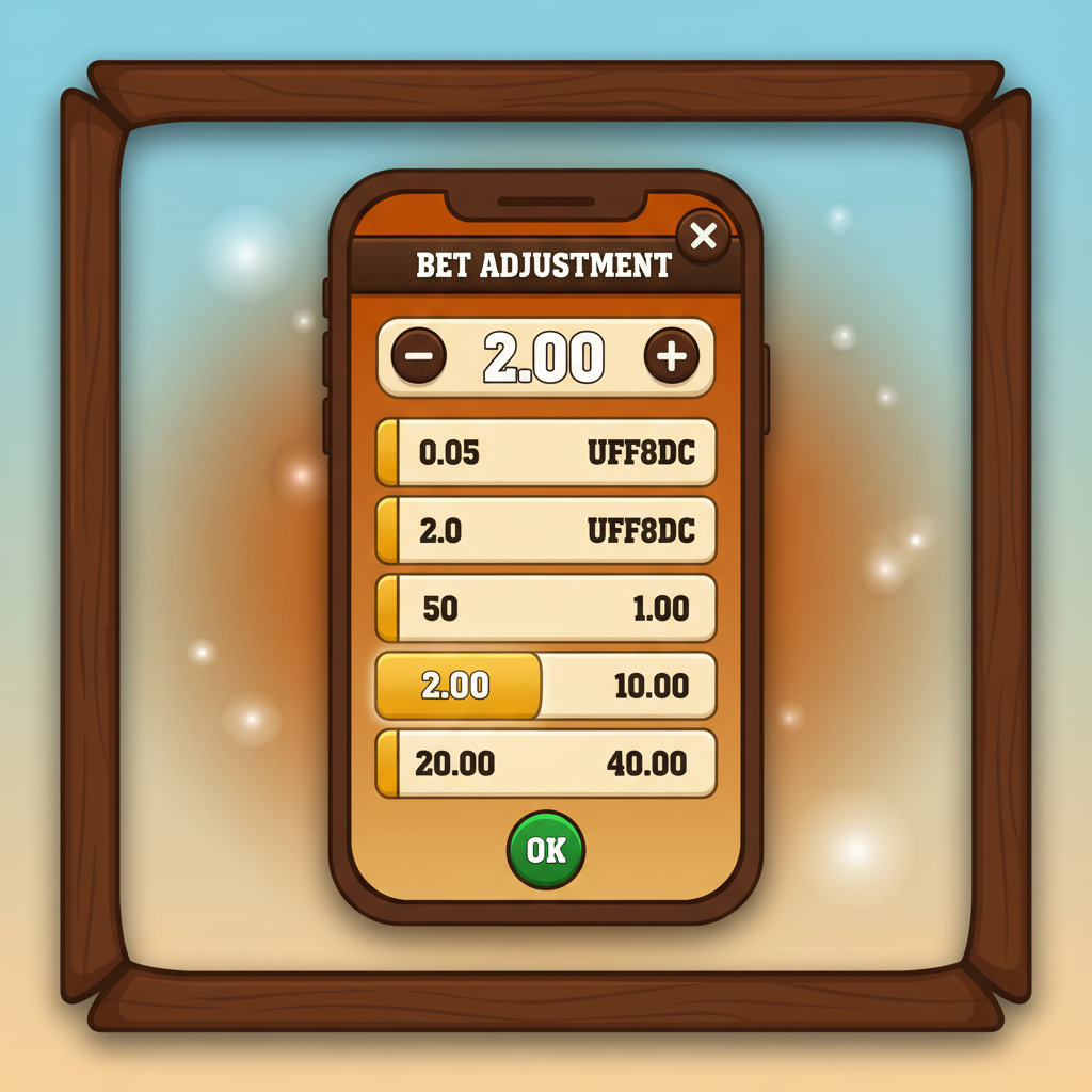 Le Cowboy inzet instellingen op mobiel