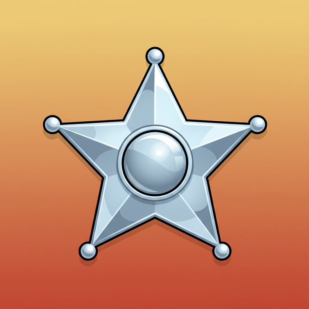 Sheriff Star in Le Cowboy - betaalt 400x maximum